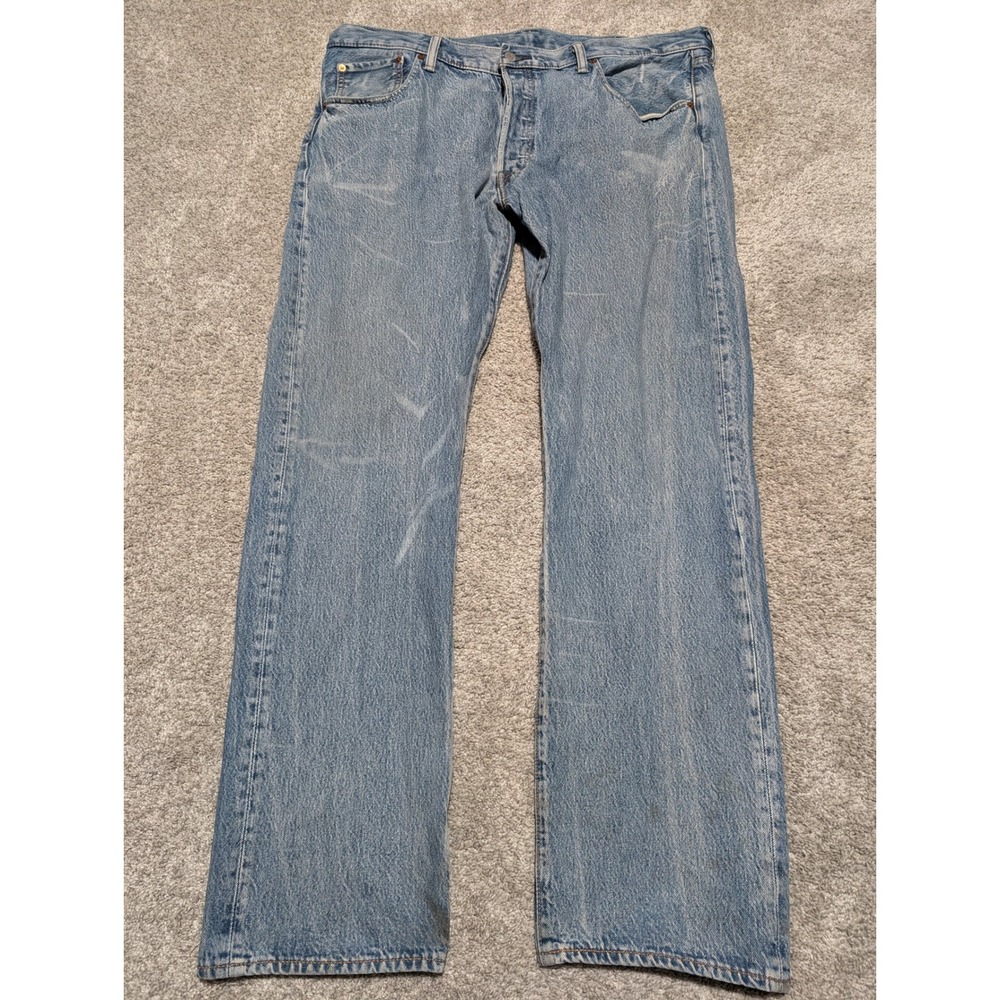 Levi's 501 Original Fit Jeans Light Wash Button Fly‎ Denim Women's Size 32